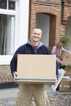 Removal team planning a house move in Harmondsworth