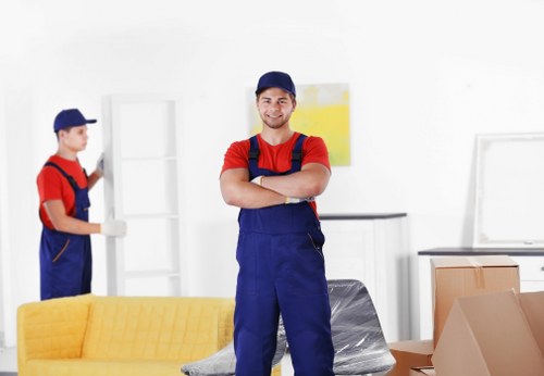 Man and van service helping with a local move in Harmondsworth