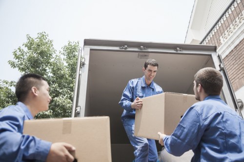 Moving boxes and furniture with a man and van service