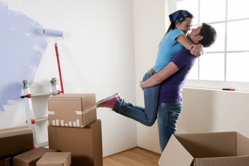 Van transport for furniture collection in Harmondsworth