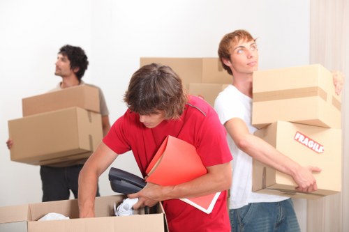 Professional movers handling home removals near Harmondsworth
