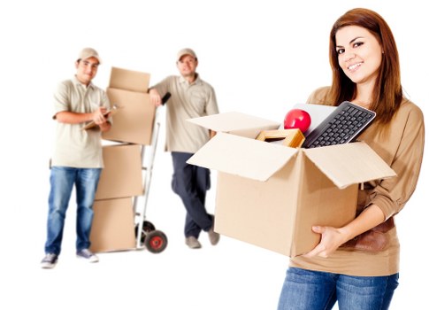 Loading a moving van for a residential move near Harmondsworth