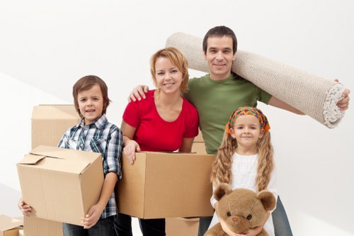 House and office moving van support in Harmondsworth