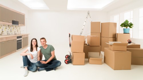 Office relocation logistics with access and parking considerations in Harmondsworth