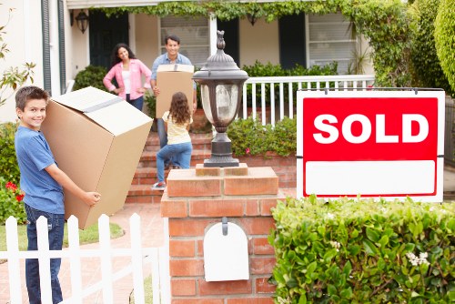Commercial movers handling office relocation items in Harmondsworth